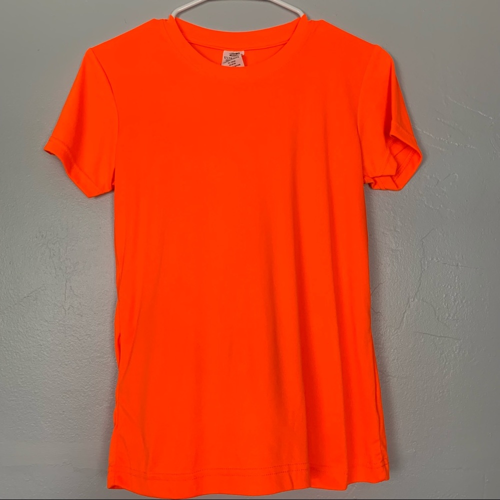 NWOT Ultraclub Shirt Color Orange Size S/P